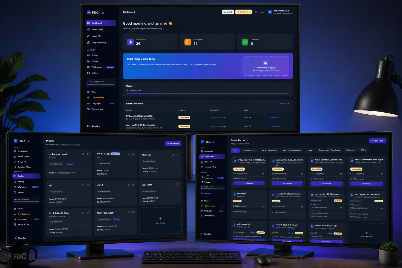 FillIQ project preview